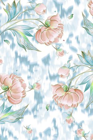 数码花型印花花型图片