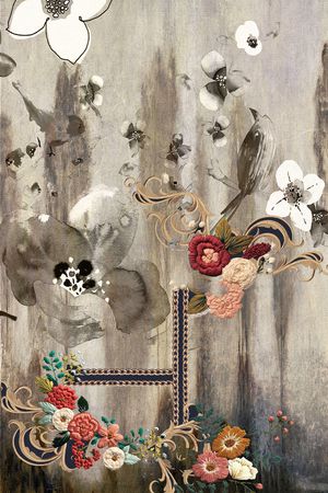 定位花印花花型图片