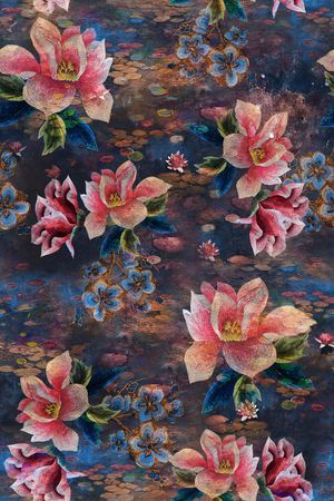 香云纱印花花型图片