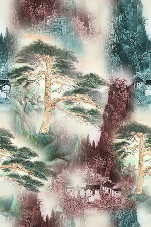 女装印花花型图片