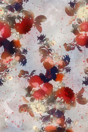 花卉印花花型图片
