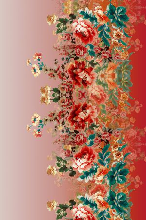 定位花印花花型图片