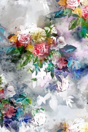 花卉印花花型图片