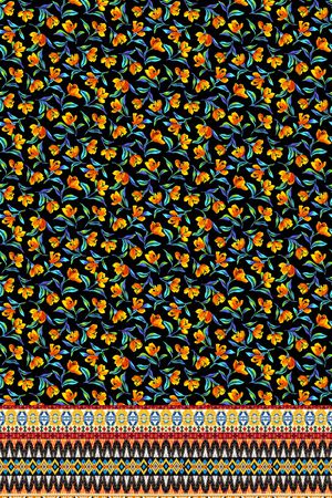 定位花印花花型图片