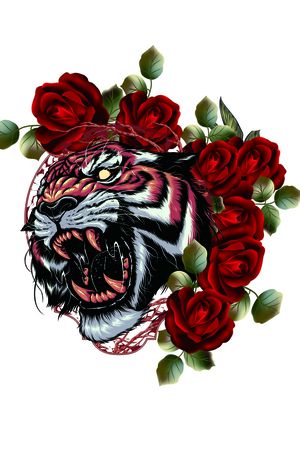 定位花印花花型图片
