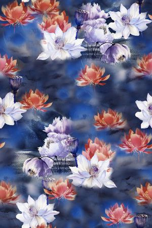 香云纱印花花型图片