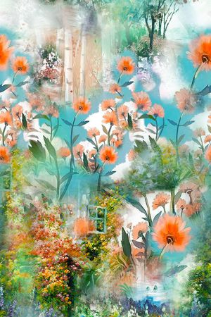 女装印花花型图片