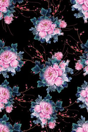 女装印花花型图片