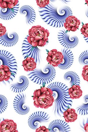 女装印花花型图片