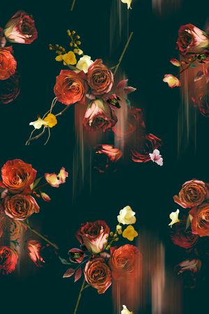 花卉印花花型图片