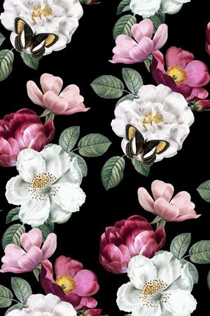 花卉印花花型图片