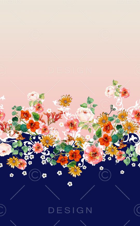 定位花印花花型图片