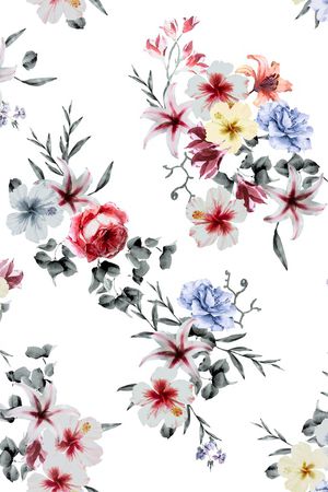 花卉印花花型图片