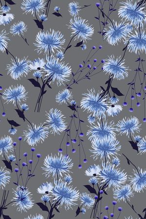 花卉印花花型图片