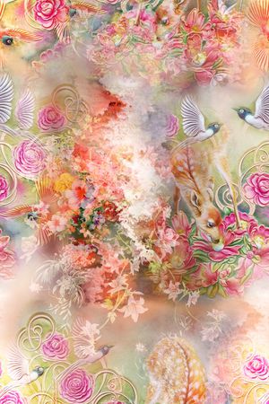 图案——服饰印花花型图片