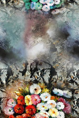 女装印花花型图片