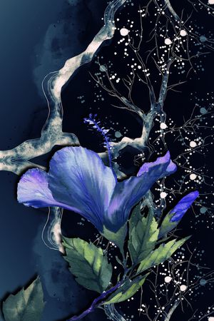 定位花印花花型图片