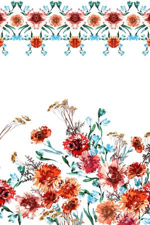 花边印花花型图片