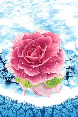 定位花印花花型图片