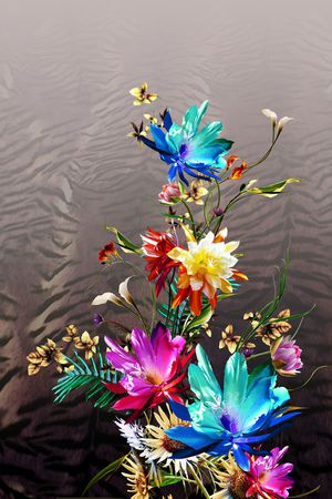 定位花印花花型图片