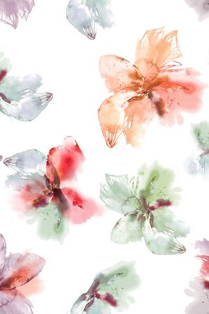 花卉印花花型图片