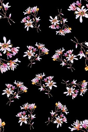 花卉印花花型图片
