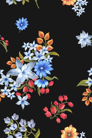 花卉印花花型图片