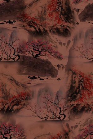 复古印花花型图片