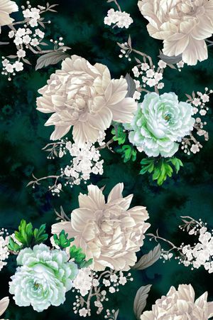 花卉印花花型图片