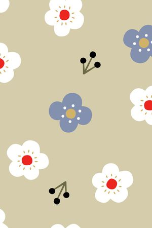 家居服印花花型图片