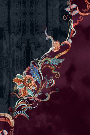 纹理印花花型图片