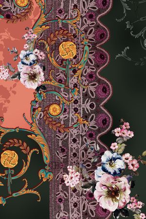 花卉印花花型图片