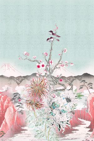 定位花印花花型图片