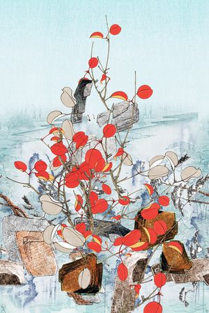 定位花印花花型图片