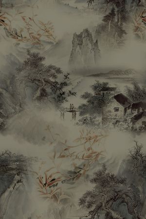 简约印花花型图片