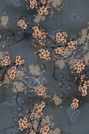 花卉印花花型图片