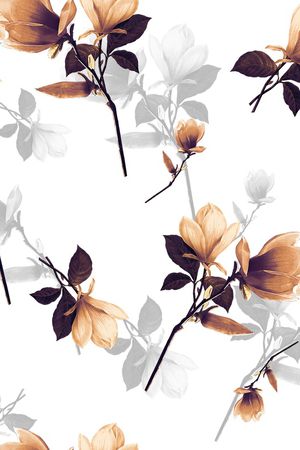 树枝印花花型图片