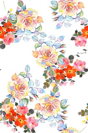 花卉印花花型图片