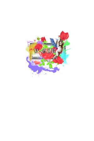 女装定位花印花花型图片