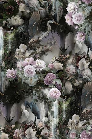 旗袍印花花型图片