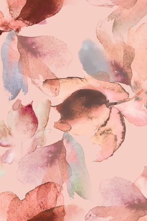 水彩印花花型图片