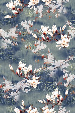花卉印花花型图片