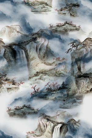 香云纱印花花型图片