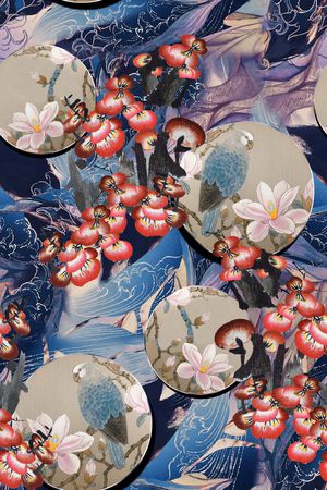 香云纱印花花型图片