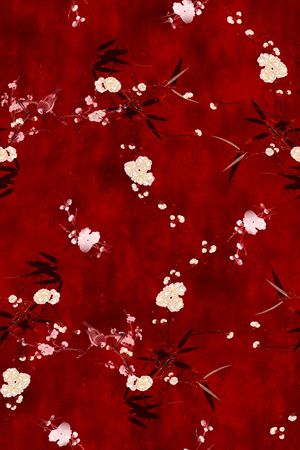 香云纱印花花型图片