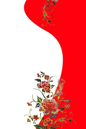女装定位花印花花型图片