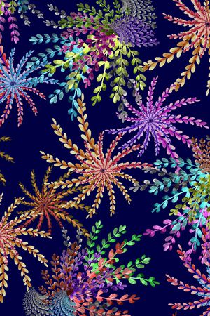 花卉印花花型图片