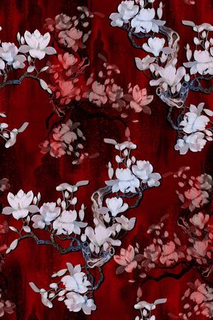 香云纱印花花型图片