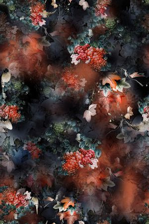 香云纱印花花型图片