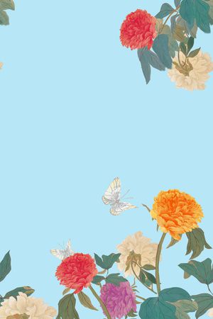 连衣裙印花花型图片